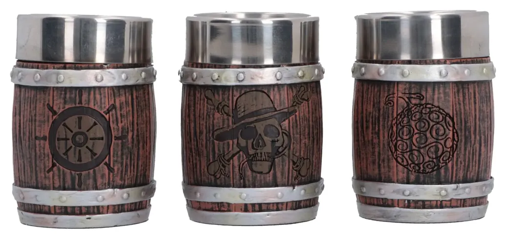 One Piece Schnapsgläser-Set Barrel 8 cm