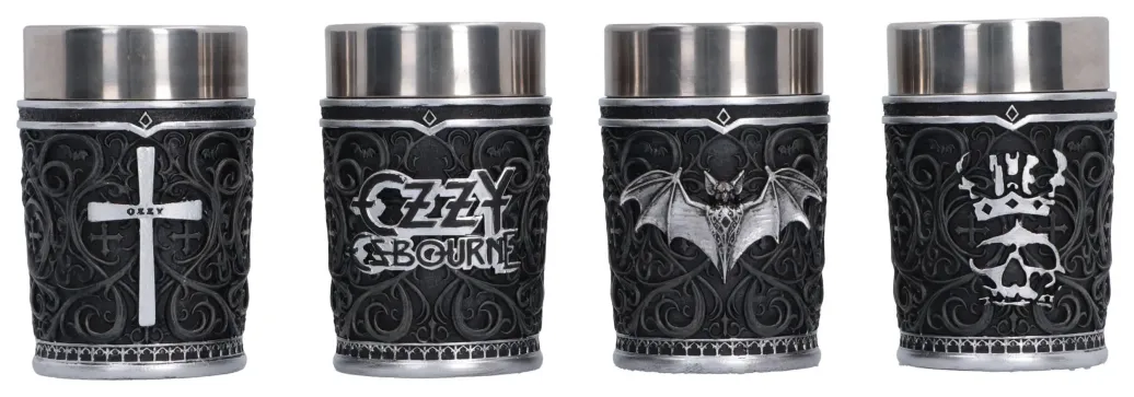 Ozzy Osbourne Schnapsgläser-Set Prince of Darkness 9 cm