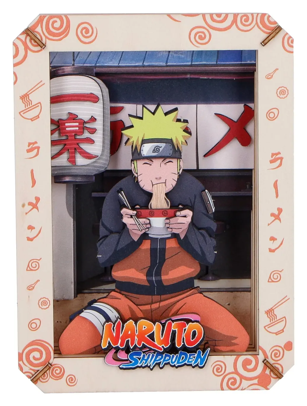 Naruto Modellbausatz Wooden Theatre Ramen (Medium) 14 cm