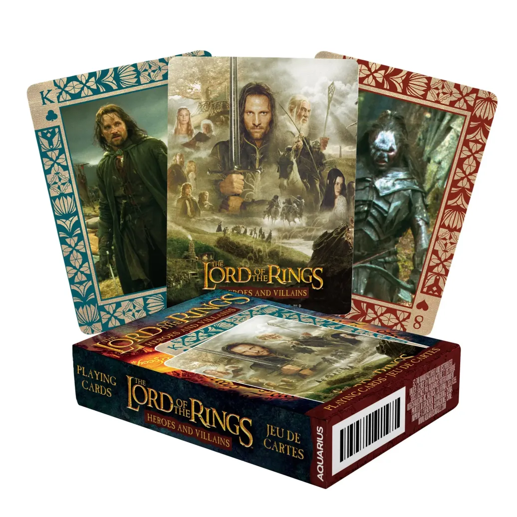 Herr der Ringe Spielkarten Heroes and Villains