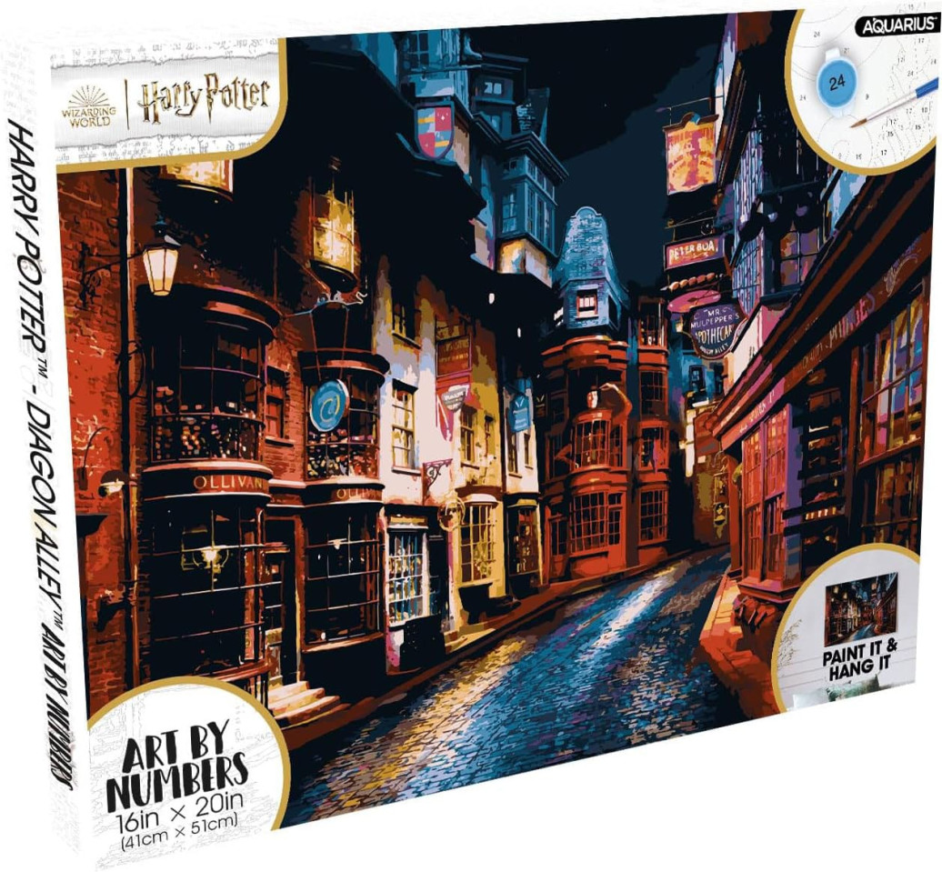 Harry Potter: Diagon Alley Art by Numbers