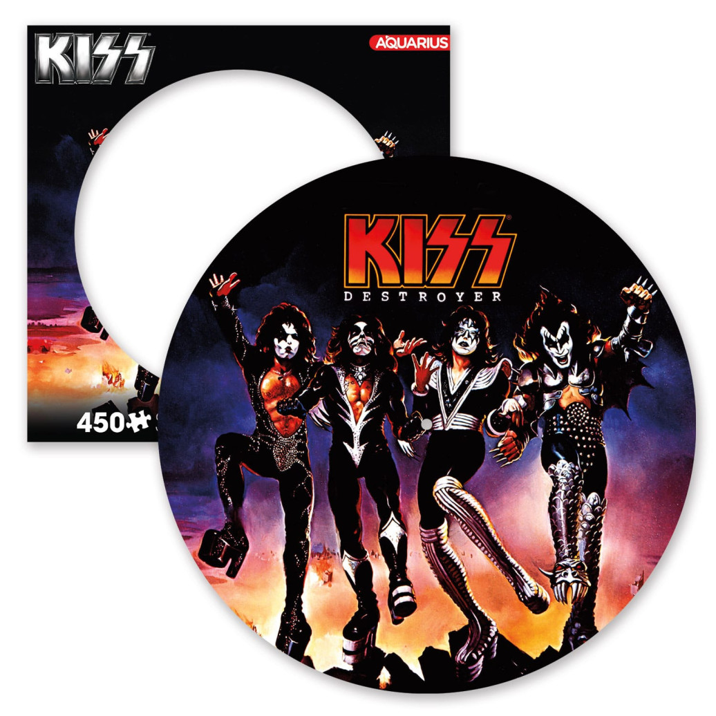 KISS: Destroyer 450 Piece Picture Disc Jigsaw Puzzle