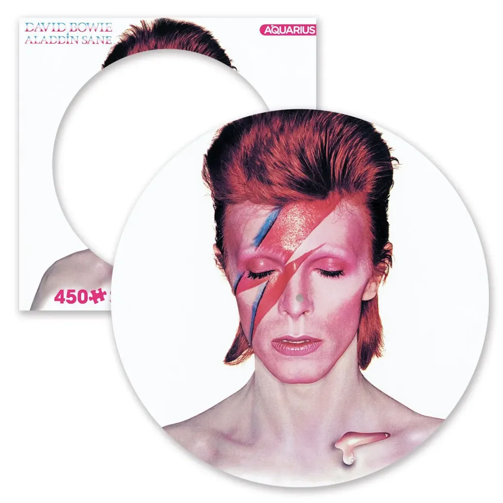 David Bowie: Aladdin Sane 450 Piece Picture Disc Jigsaw Puzzle