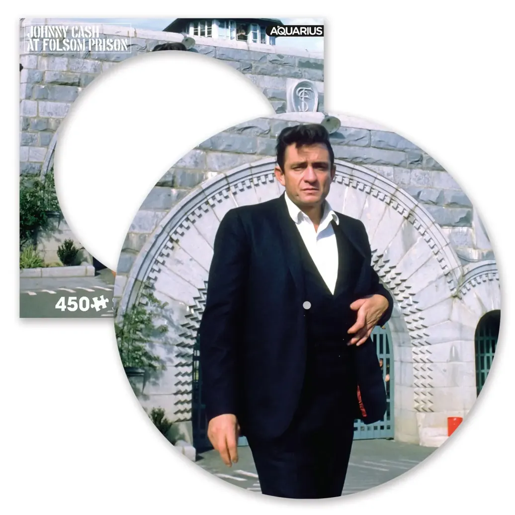 Johnny Cash: Folsom Prison 450 Piece Picture Disc Jigsaw Puzzle