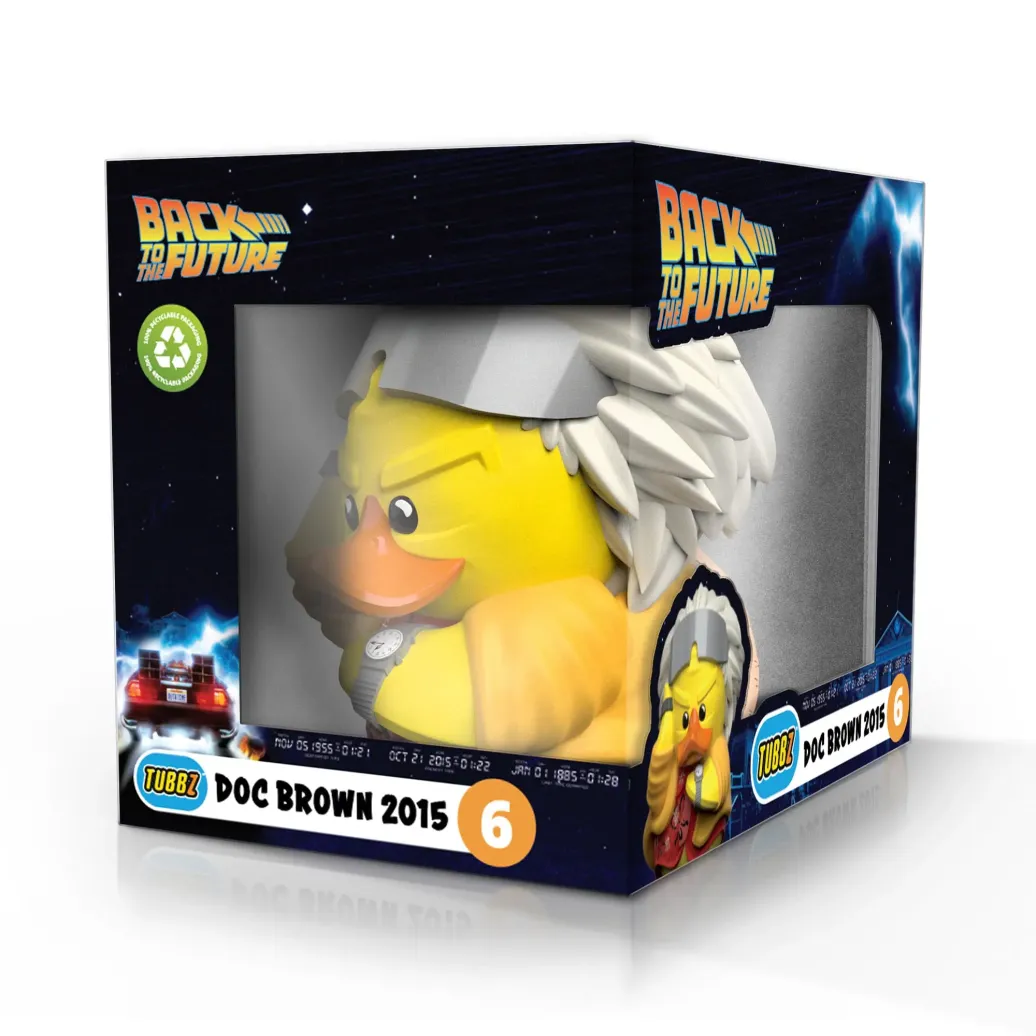 Zurück in die Zukunft Tubbz PVC Figur Doc Brown 2015 Boxed Edition 10 cm