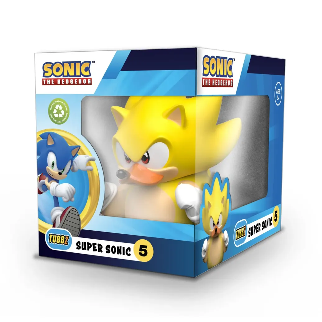 Sonic - The Hedgehog Tubbz PVC Figur Super Sonic Boxed Edition 10 cm