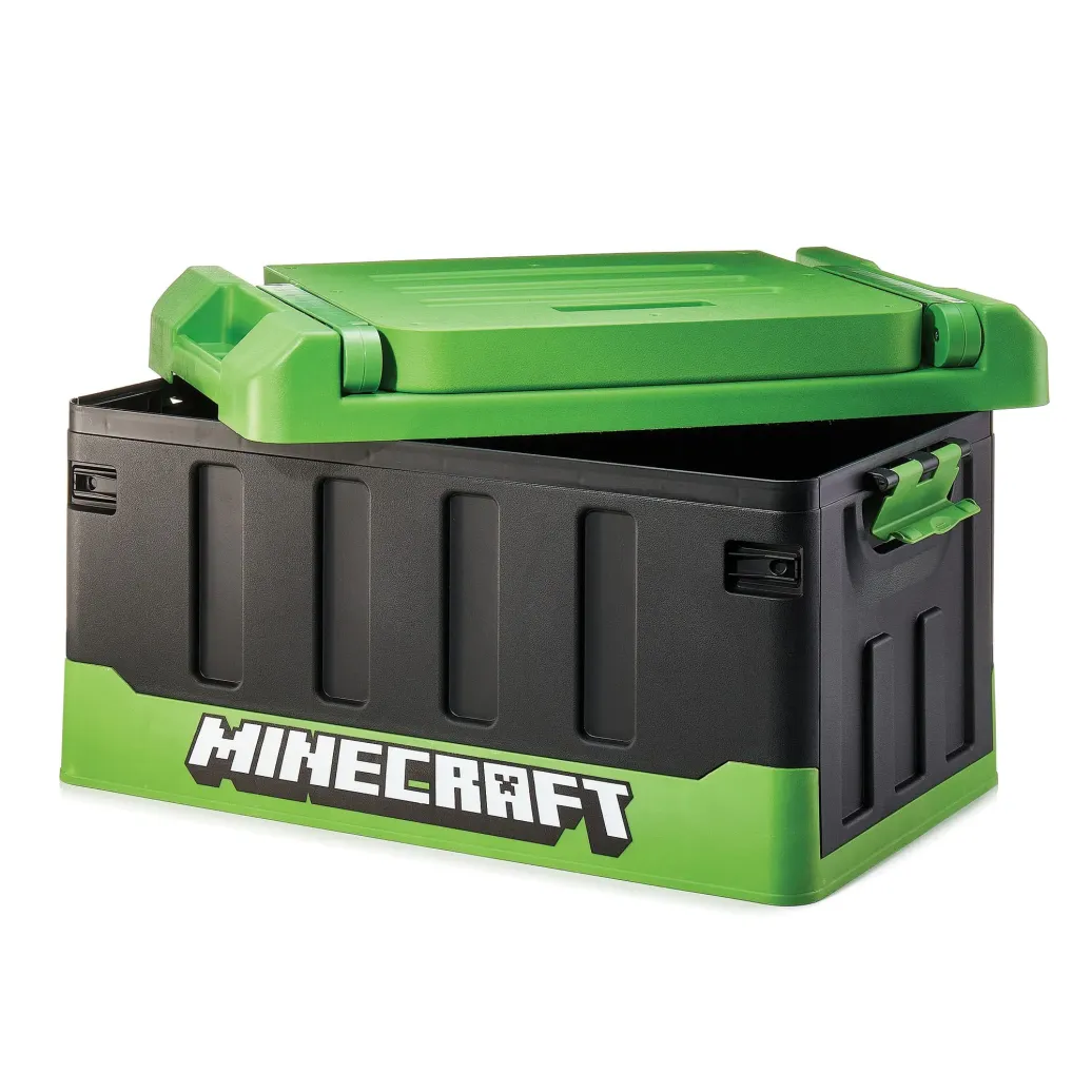 Minecraft Aufbewahrungsbox mit ausklapbarem Stuhl  