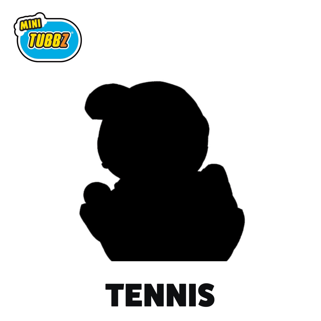 Sports Tubbz Mini PVC Figur Tennis 5 cm