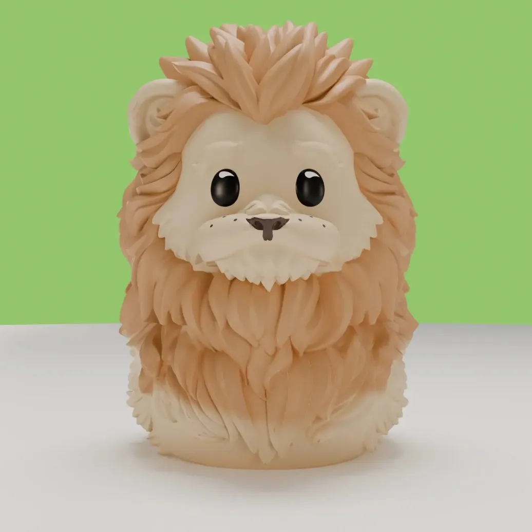 Wicked Tubbz Mini PVC Figur Cowardly Lion 5 cm 
