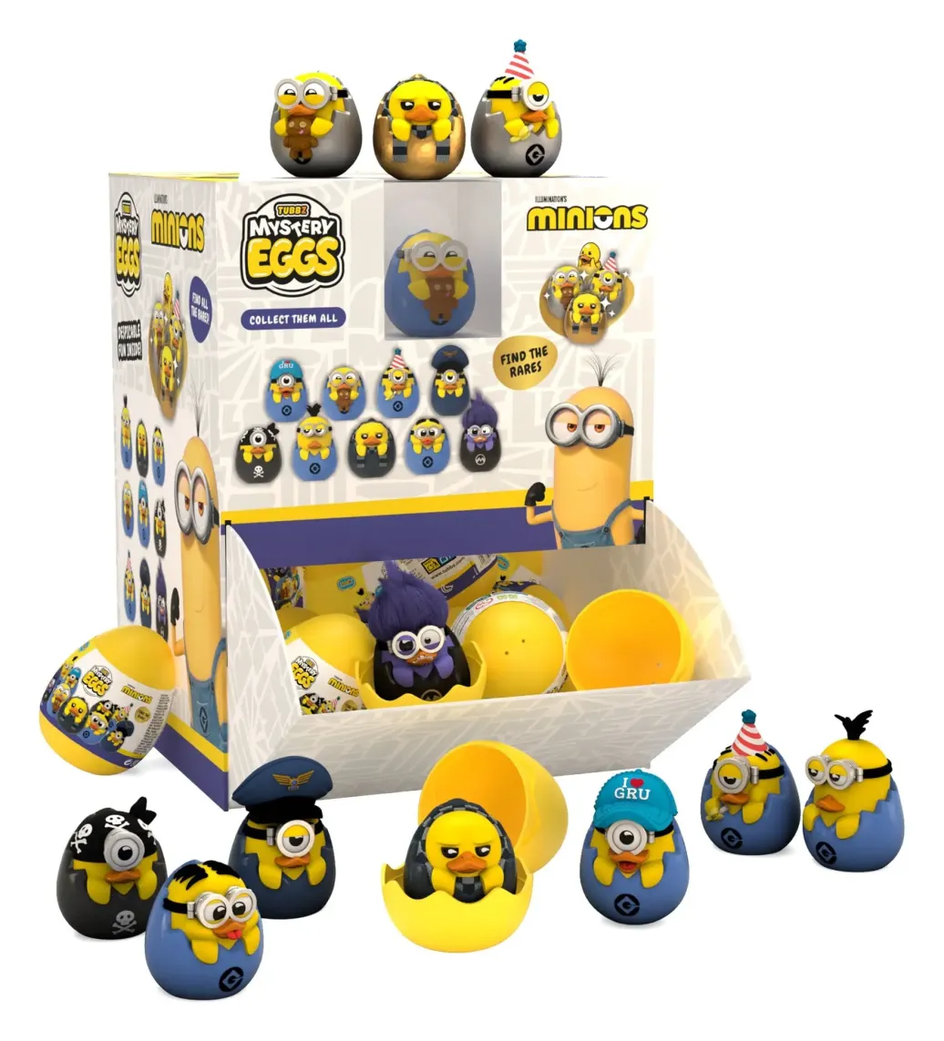 Minions Tubbz Minifiguren Mystery Egg Blind Box Display (36)