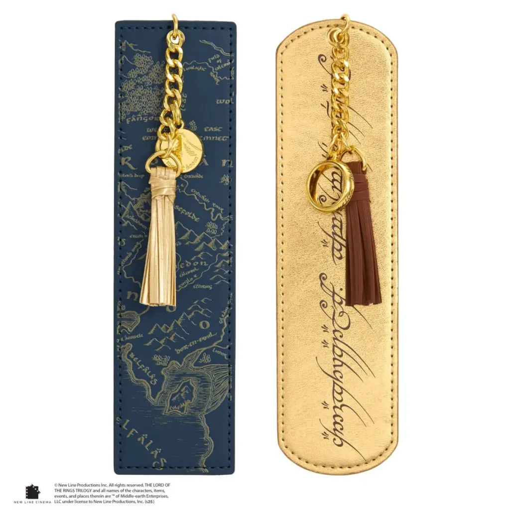 Der Herr der Ringe Lesezeichen 2er-Set Mittelerde und Elbenschrift