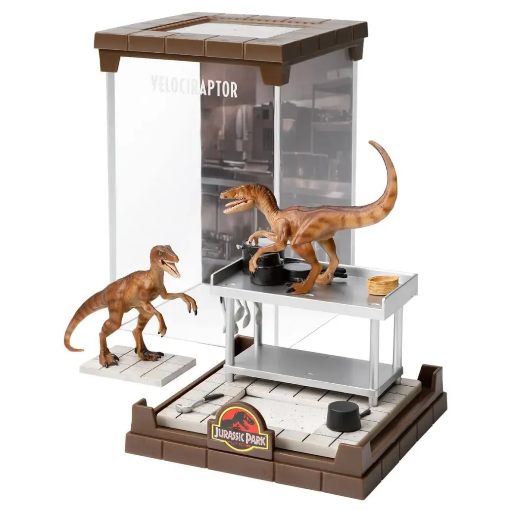Jurassic Park Velociraptors Creature Diorama Statue 18 cm