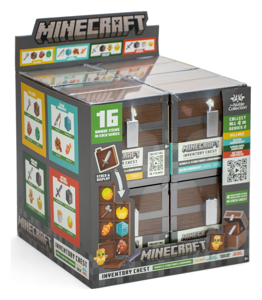 Minecraft Minifiguren Loot Chest Series 2 Blind Box Display (16)