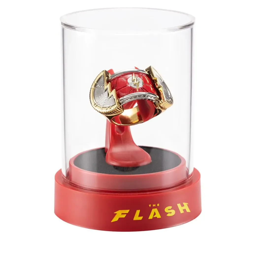 DC Comics Flash Prop Replica Ring with Display