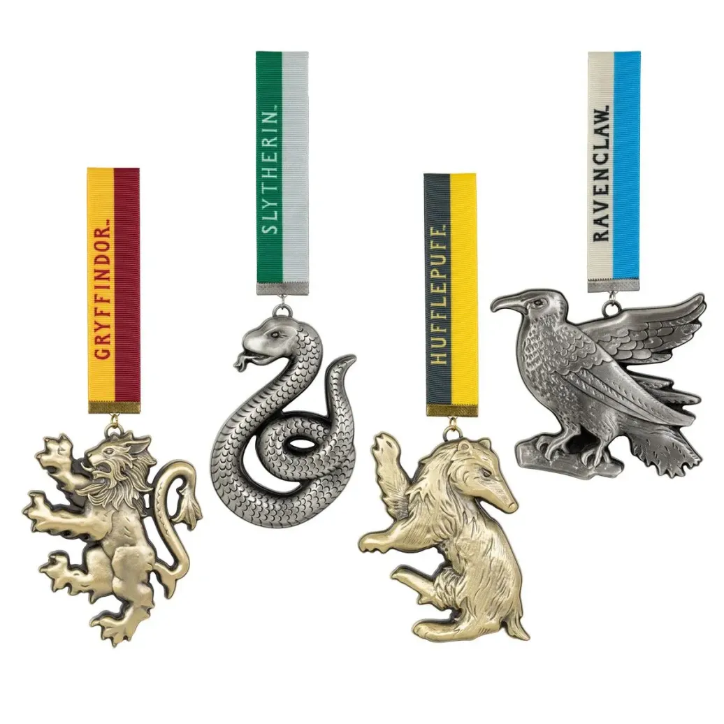 Harry Potter Hogwarts Mascots 4er-Pack Christbaumschmuck