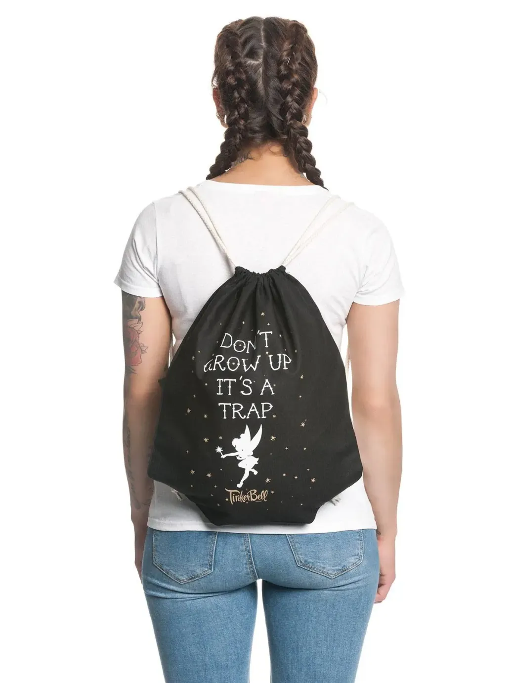 Peter Pan Turnbeutel Tinkerbell Don't Grow Up