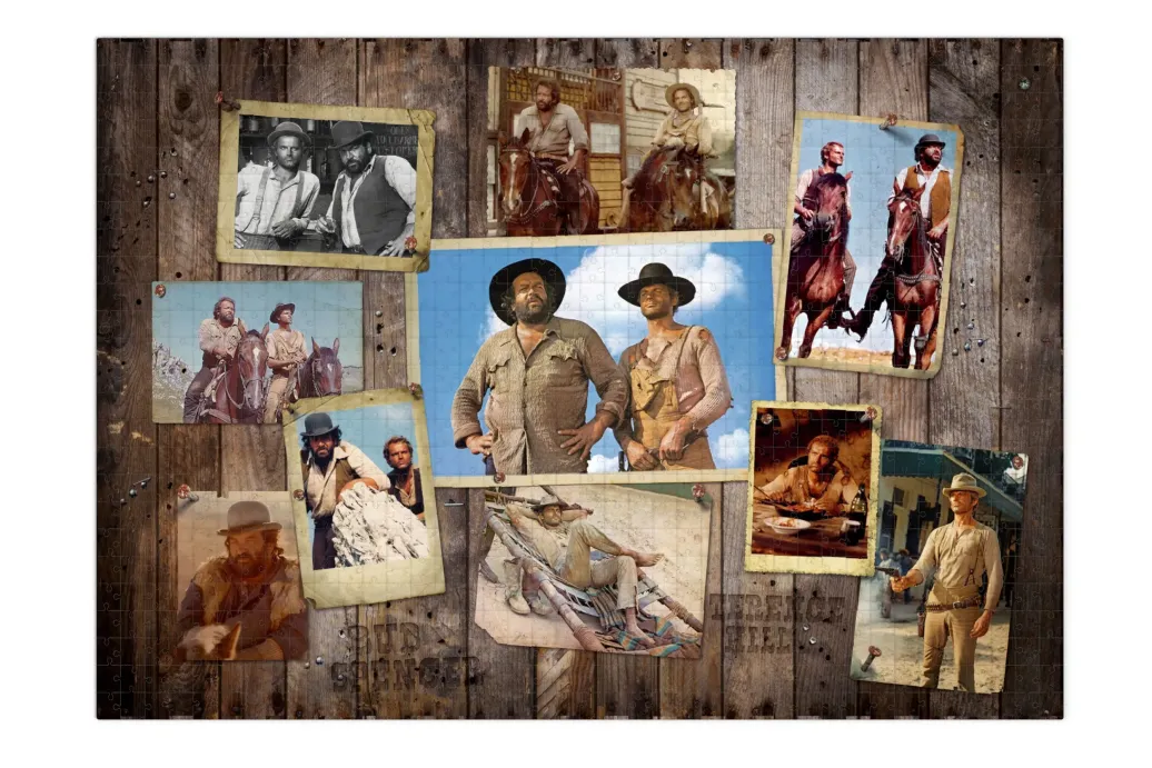 Bud Spencer & Terence Hill Puzzle "Western Photo Wall" (1000 Teile)