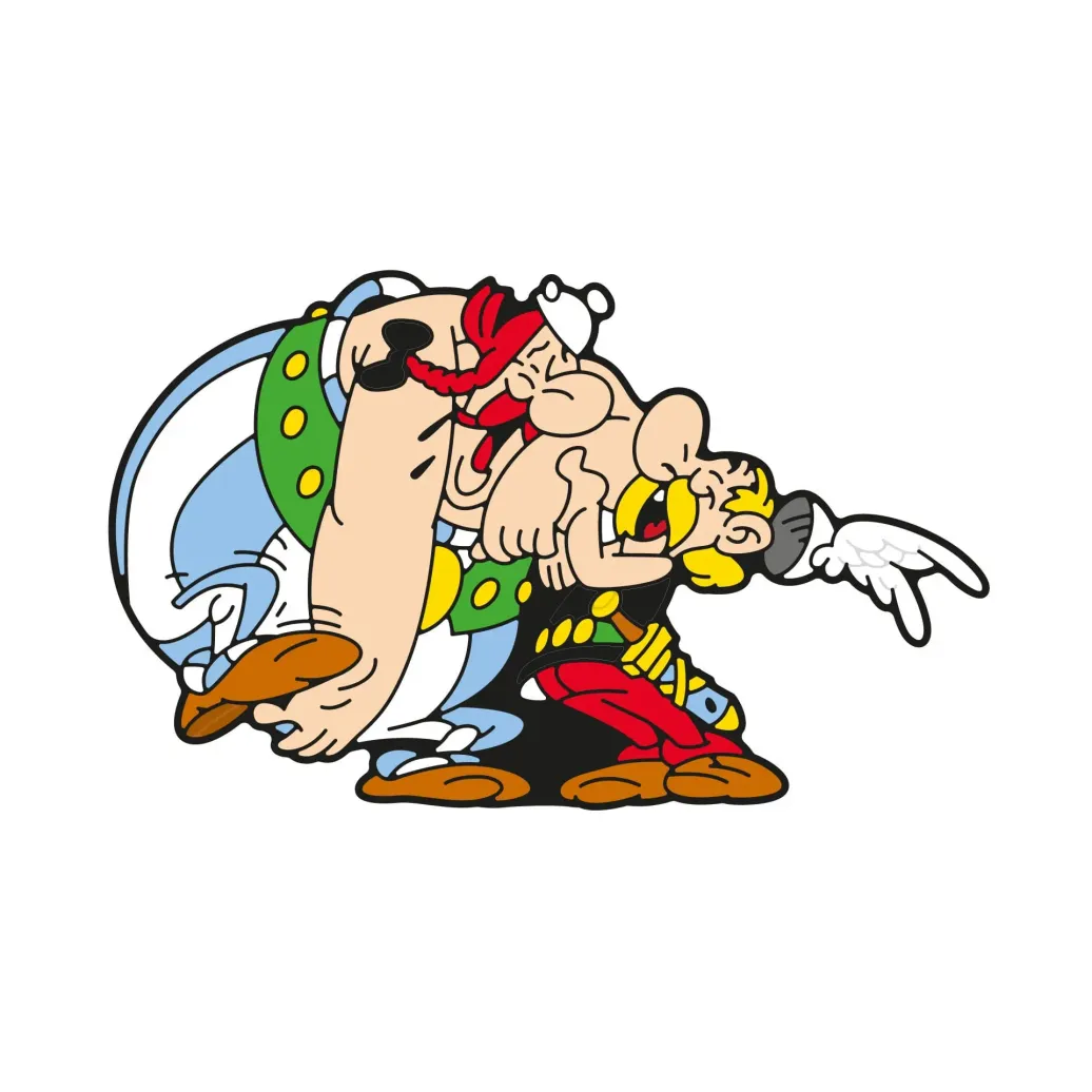 Asterix Magnet Asterix & Obelix Laughing 6 cm