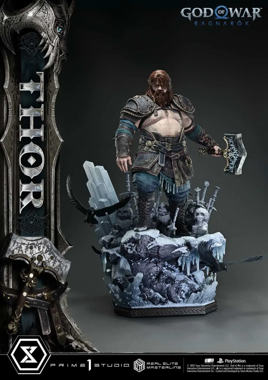 God of War: Ragnarök Real Elite Masterline Series Statue 1/3 Thor 105 cm