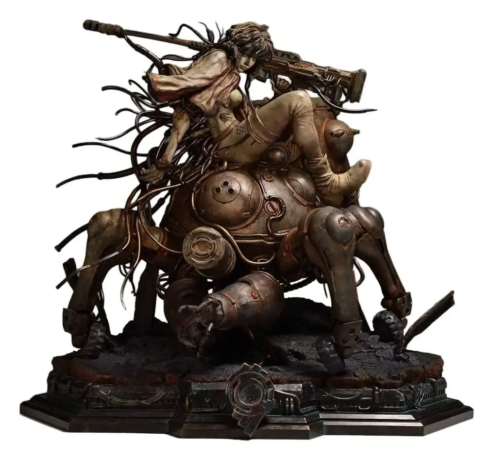 Ghost in the Shell Stand Alone Complex The Legend of Beauty and the Beast Statue 1/4 Motoko Kusanagi & Tachikoma Art by Entei Ryu Bonus Version 53 cm