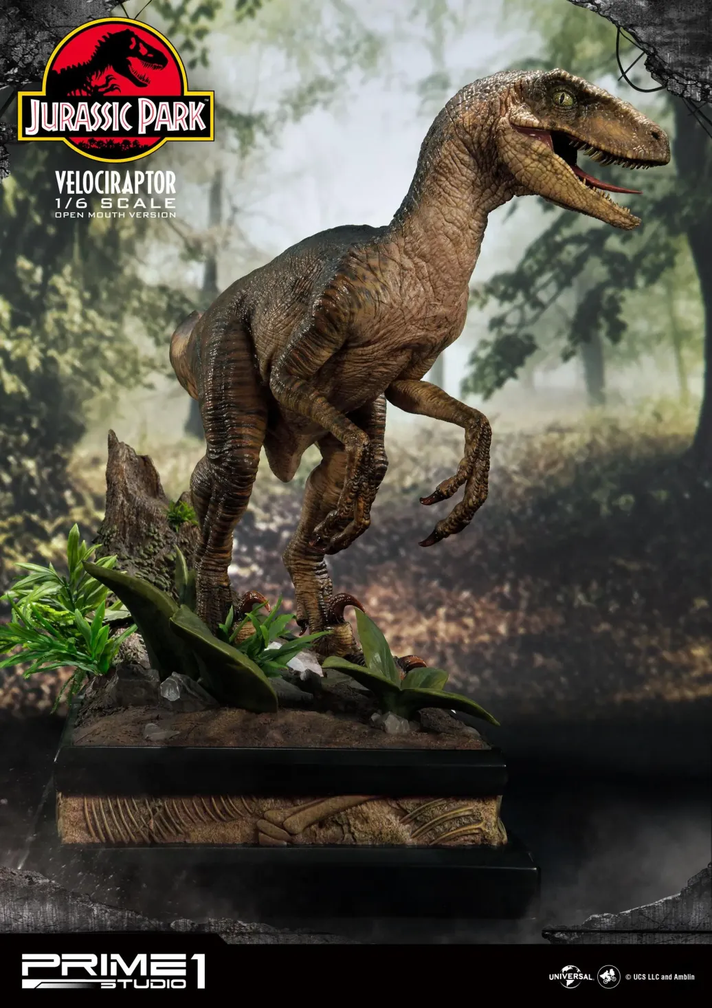 Jurassic Park Velociraptor Statue 41 cm