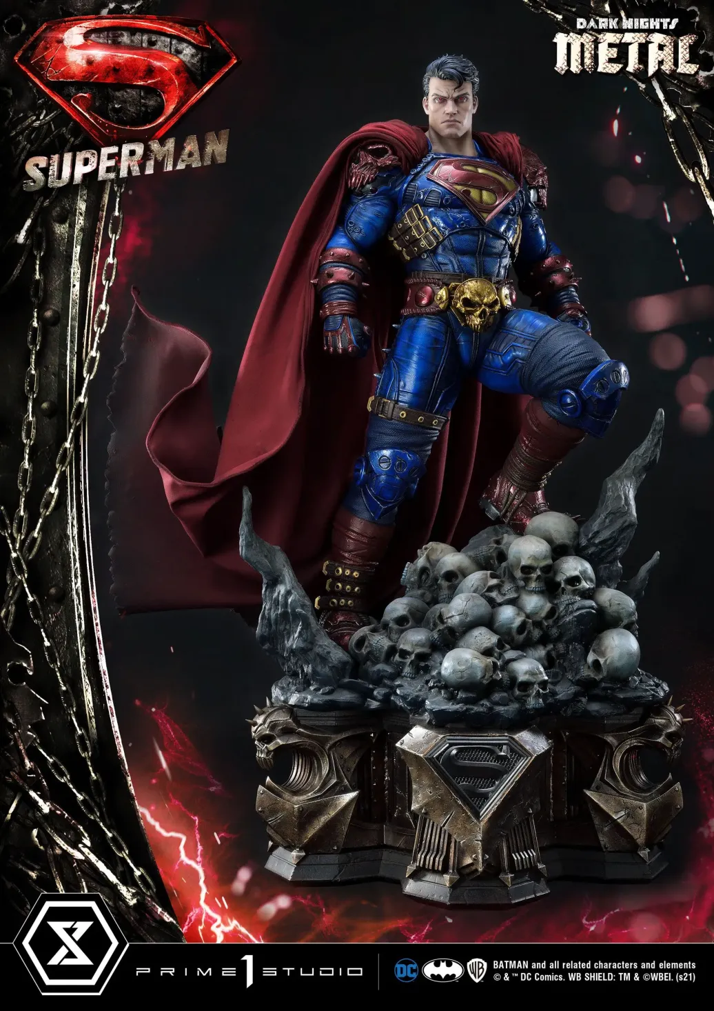 Dark Knights: Metal Statue 1/3 Superman 88 cm