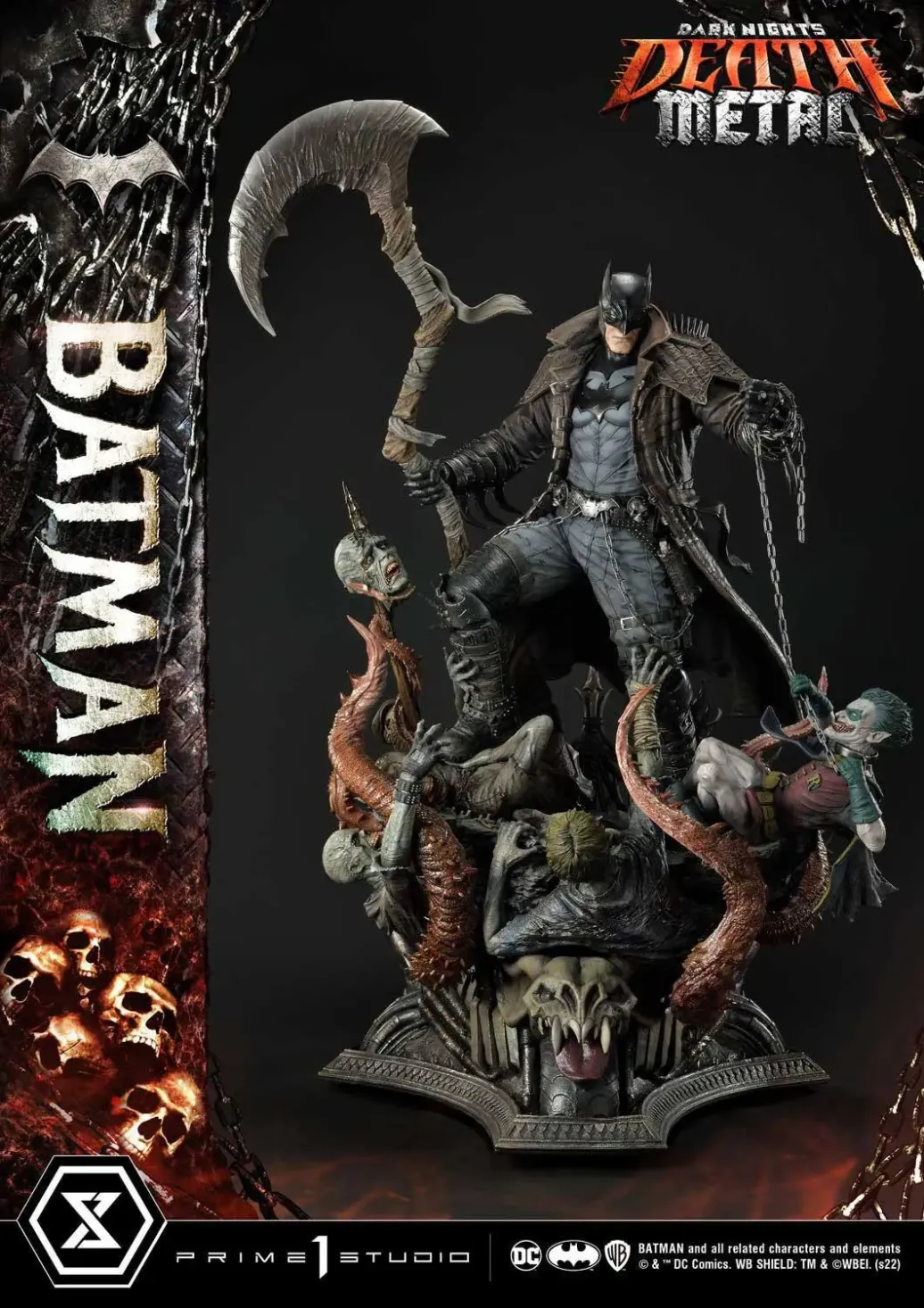 Dark Knights: Metal Statue 1/3 Death Metal Batman 105 cm