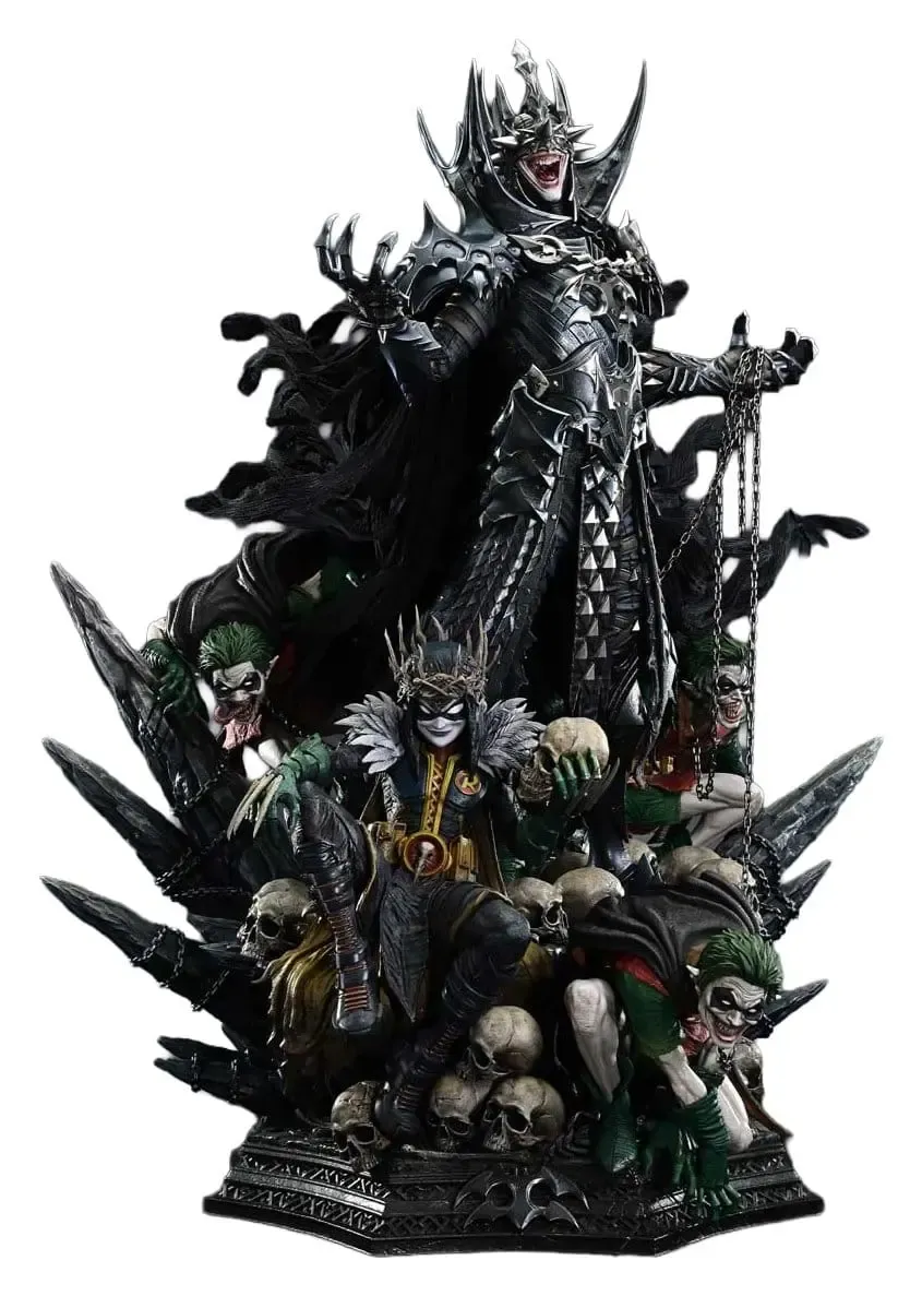 DC Comics Museum Masterline Statue 1/3 Dark Nights: Death Metal The Batman Who Laughs & Robin King 85 cm