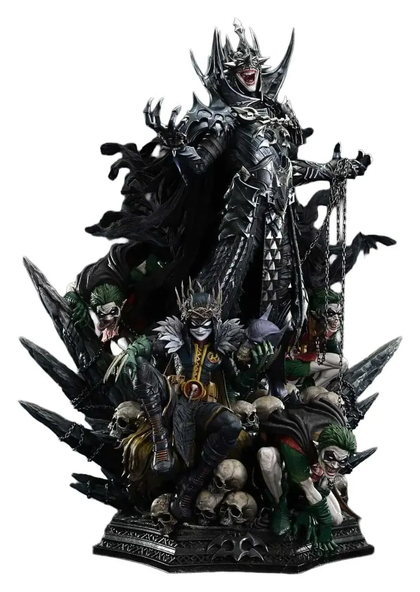 DC Comics Museum Masterline Statue 1/3 Dark Nights: Death Metal The Batman Who Laughs & Robin King DX Bonus 85 cm