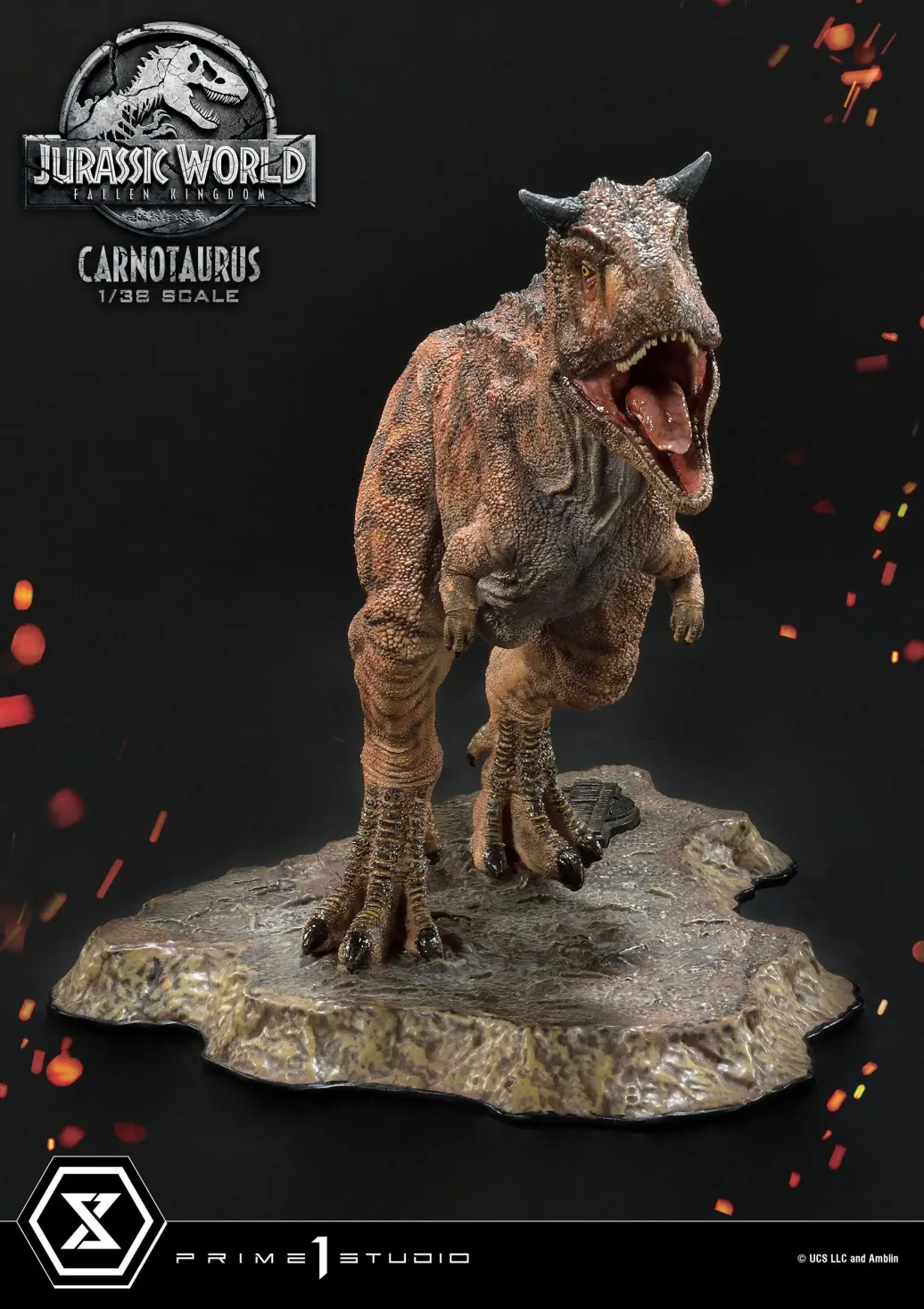 Jurassic World Carnotaurus Prime Collectibles Statue 16 cm