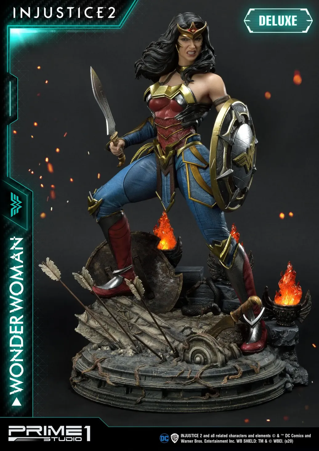 Injustice 2 Wonder Woman Statue Deluxe Version 52 cm