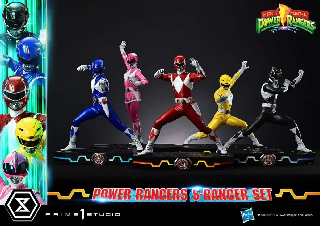 Mighty Morphin Power Rangers Premium Masterline Statuen 5er-Set 1/4 57 cm