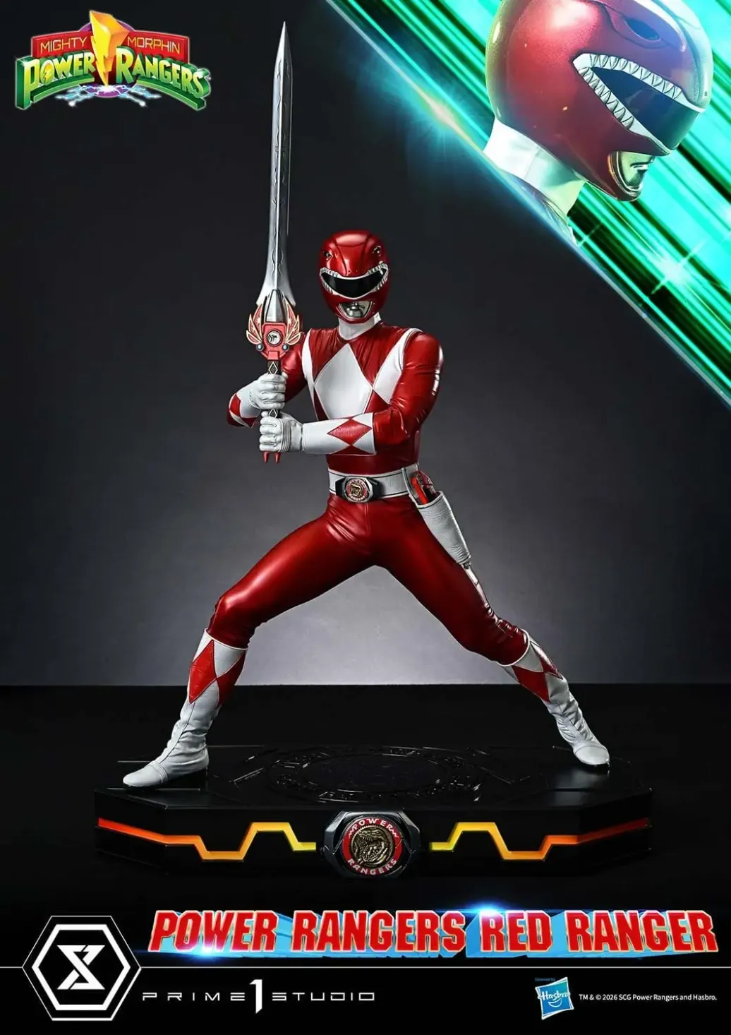 Mighty Morphin Power Rangers Premium Masterline Statue 1/4 Red Ranger 62 cm