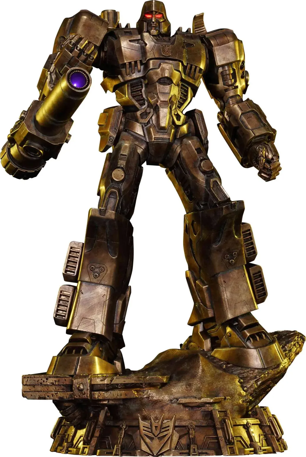 Transformers: G1 Statue Megatron Antique Gold 60 cm