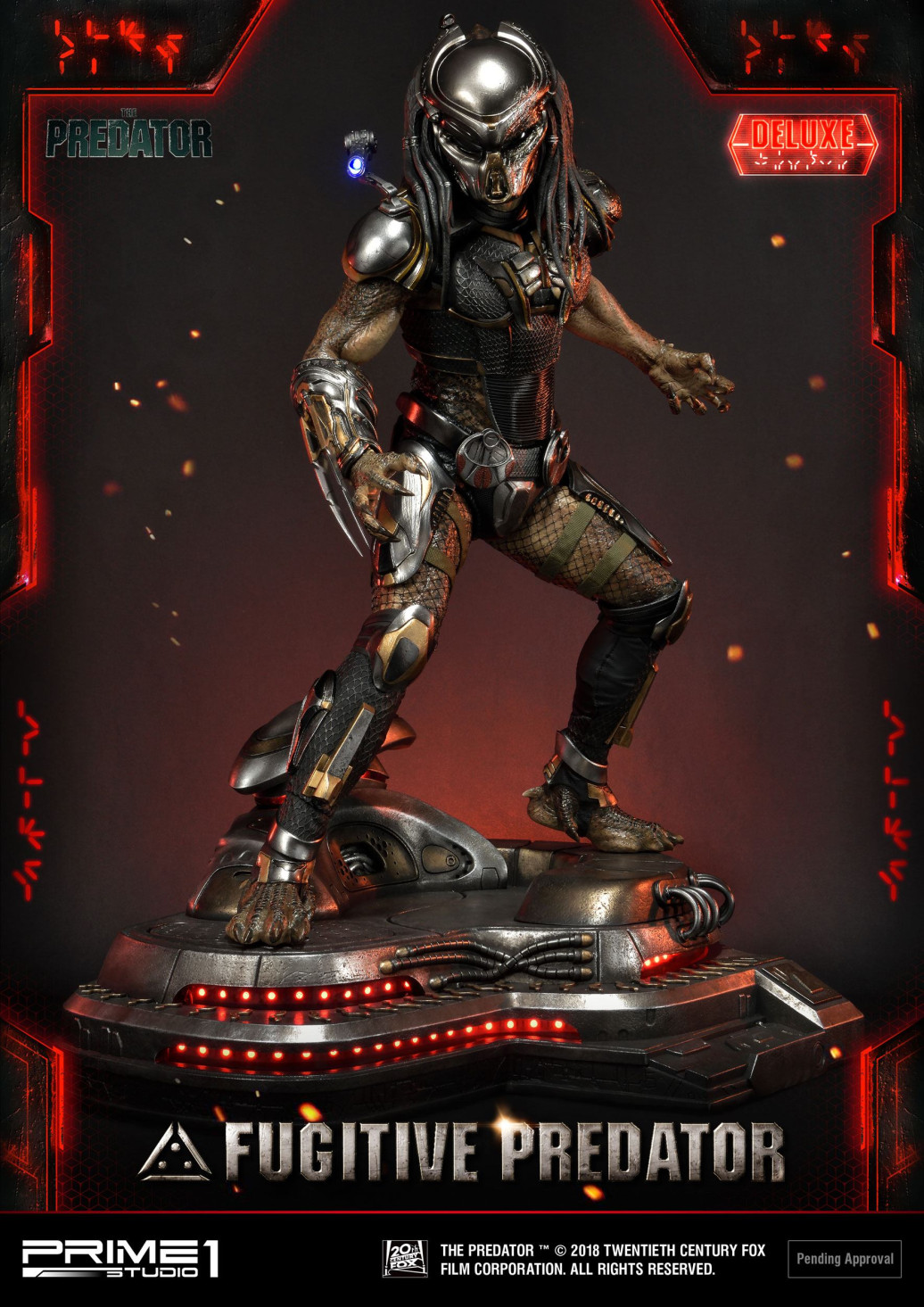 Predator Upgrade Statue 1/4 Fugitive Predator Deluxe Ver. 75 cm