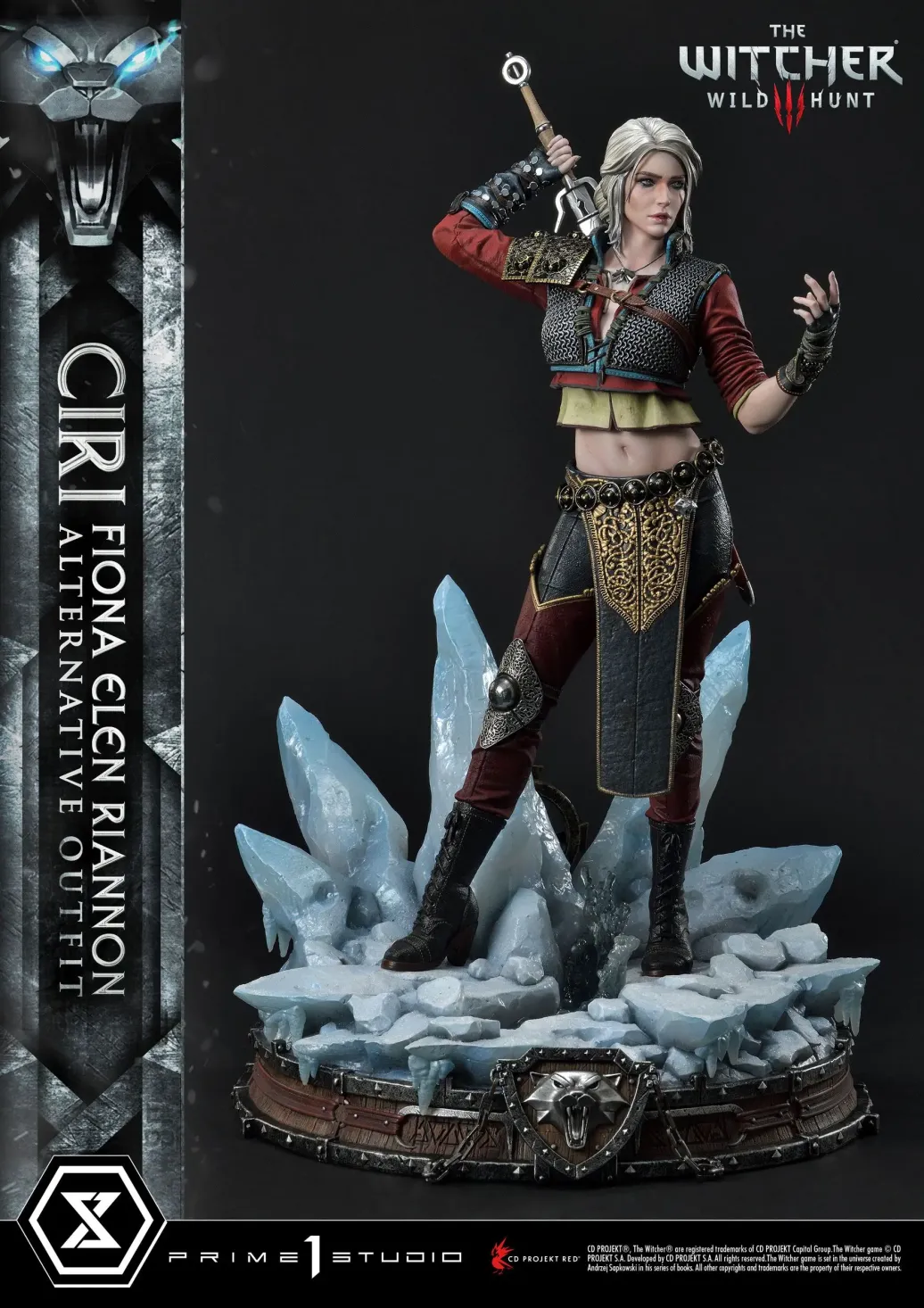 Witcher 3 Wild Hunt Statue 1/4 Cirilla Fiona Elen Riannon Alternative Outfit 55 cm