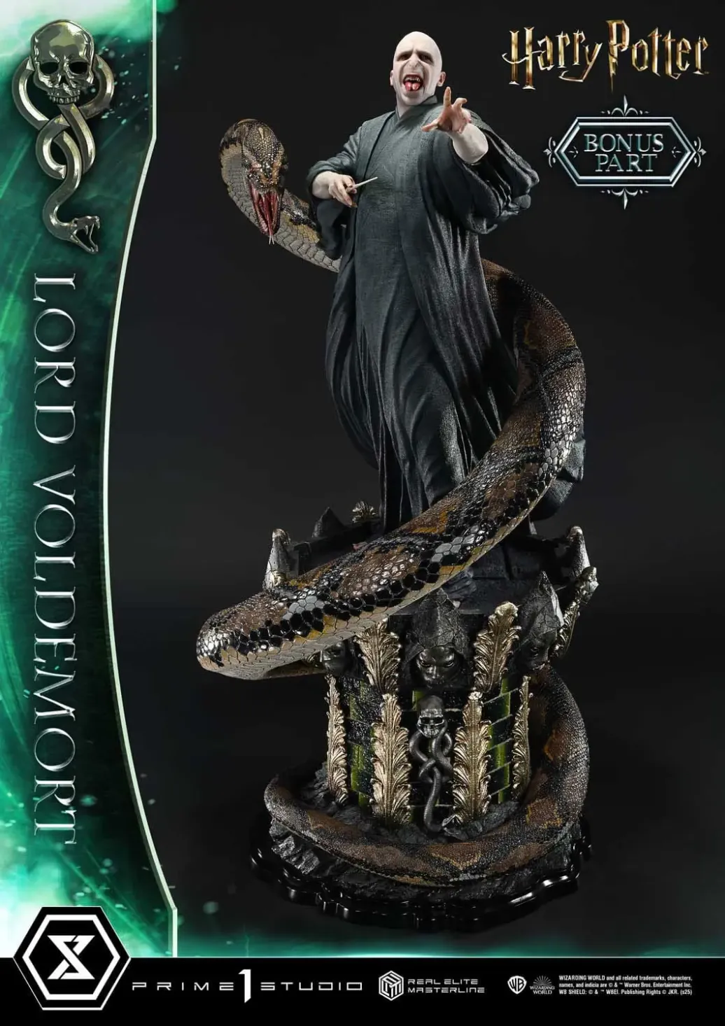 Harry Potter Real Elite Masterline Series Statue 1/4 Lord Voldemort Bonus Version 83 cm 