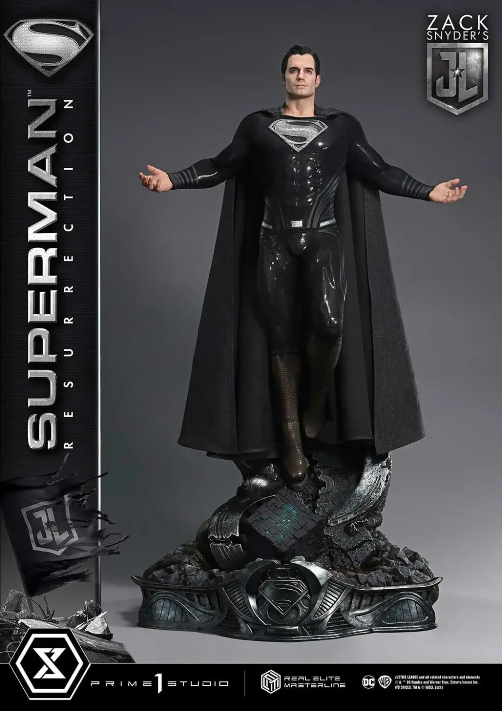 Zack Snyder's Justice League Real Elite Masterline Series Statue 1/3 Superman Resurrection 95 cm