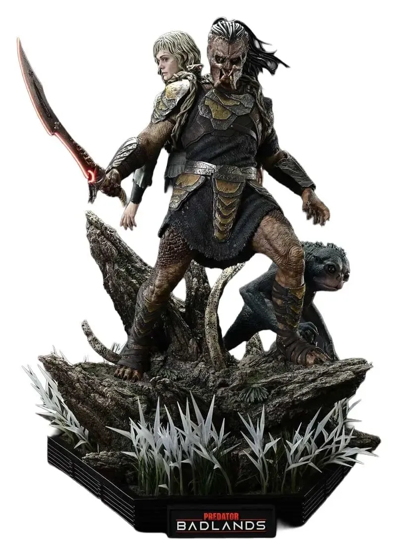 Predator Real Elite Masterline Statue 1/3 Badlands Dek & Thia 87 cm