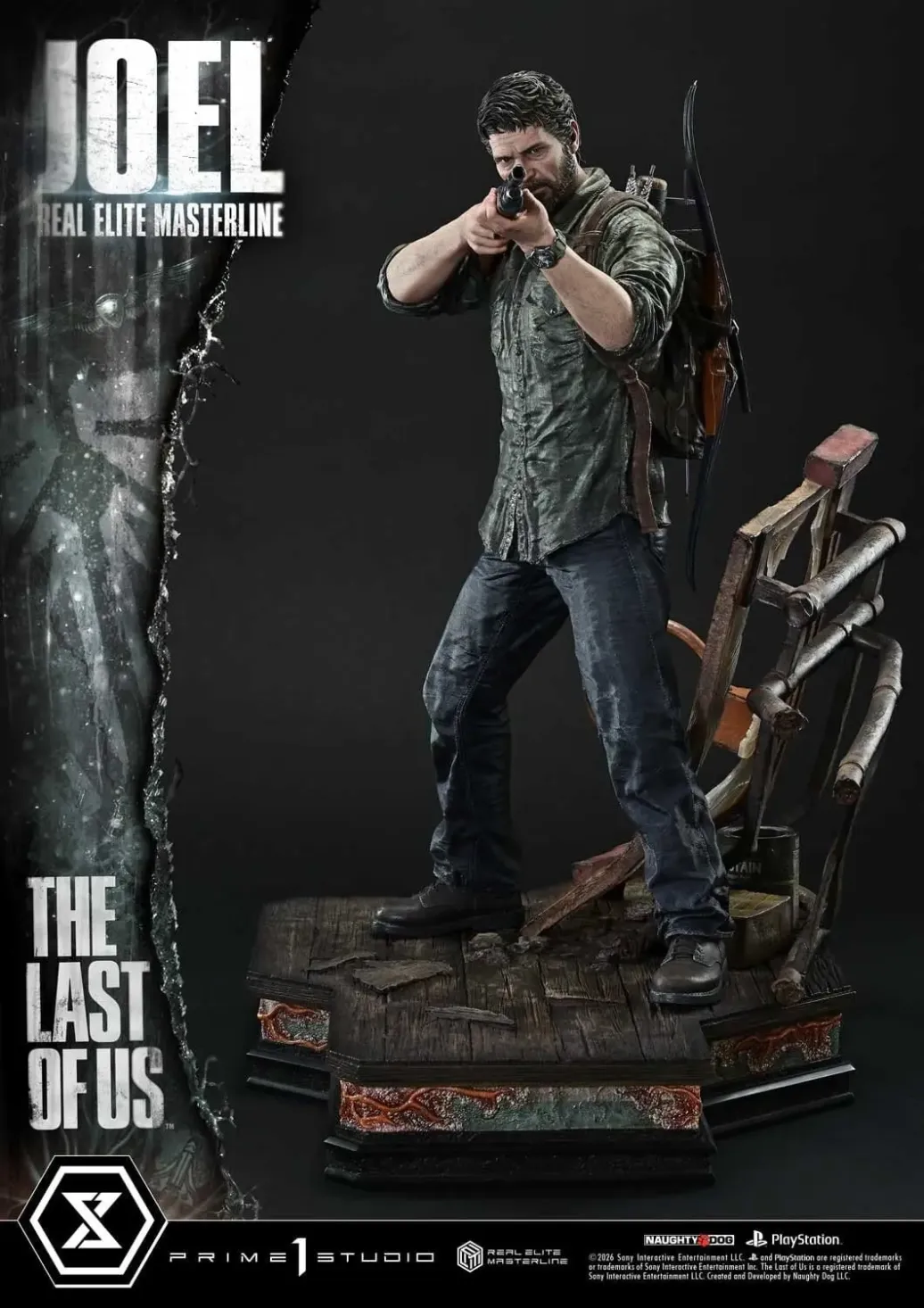The Last of Us (Part I) Real Elite Masterline Statue 1/4 Joel 52 cm