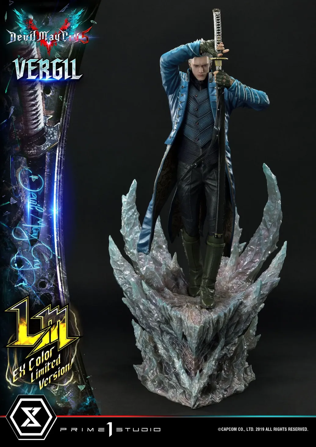 Devil May Cry 5 Statue 1/4 Vergil Ex Color Limited Version 77 cm