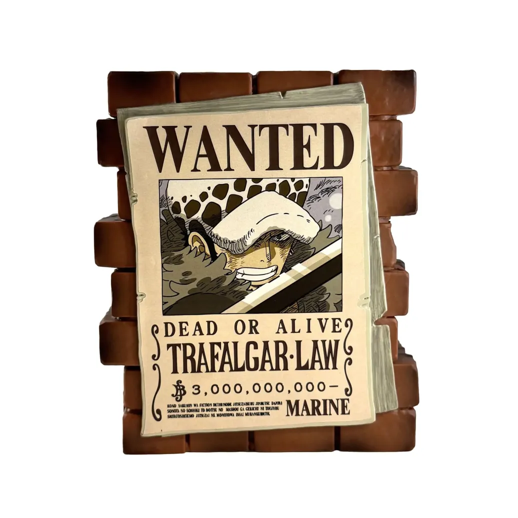 One Piece Spardose Law Wanted 