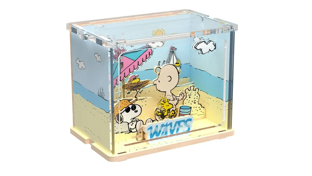 Die Peanuts Puremind DIY Bauset Mini Scene Chilling at the Beach