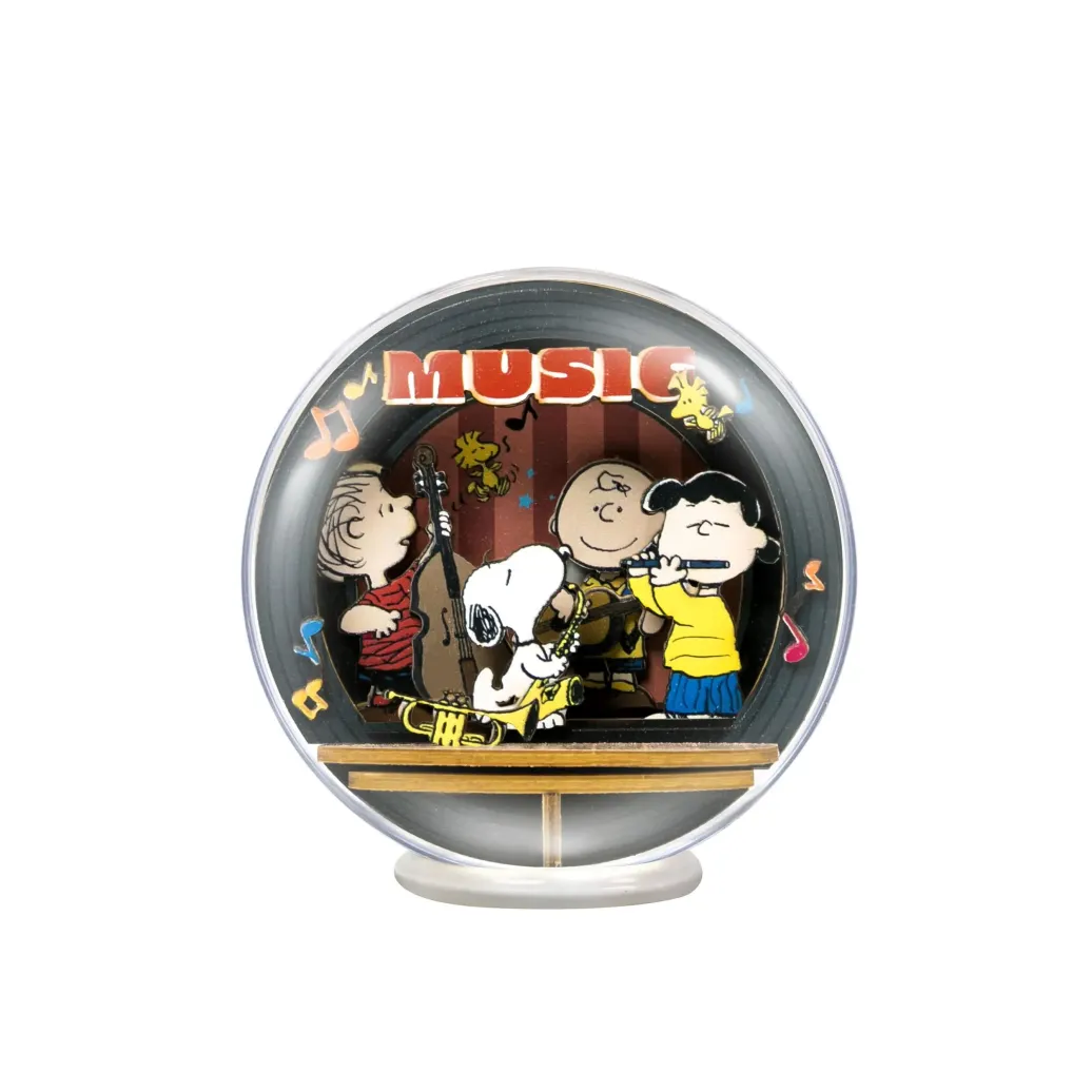 Die Peanuts Puremind Modellbausatz Wooden Theater Globe Night of Music