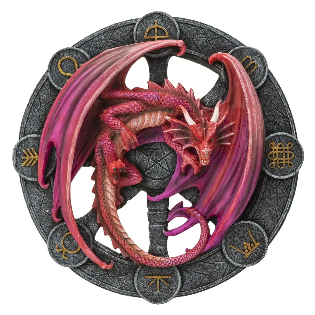 Anne Stokes Wandschmuck Lammas Dragon 32 cm