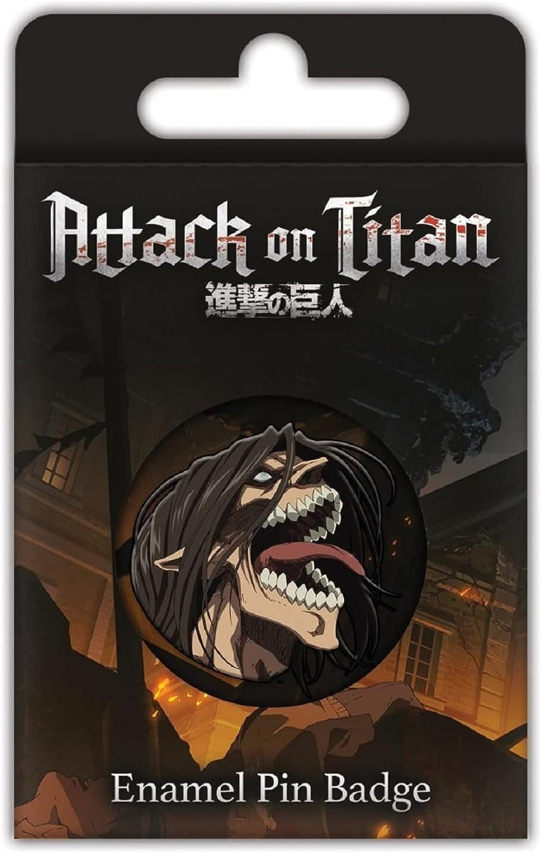 Attack on Titan Emaille Anstecker S3 (Eren Titan Rage)