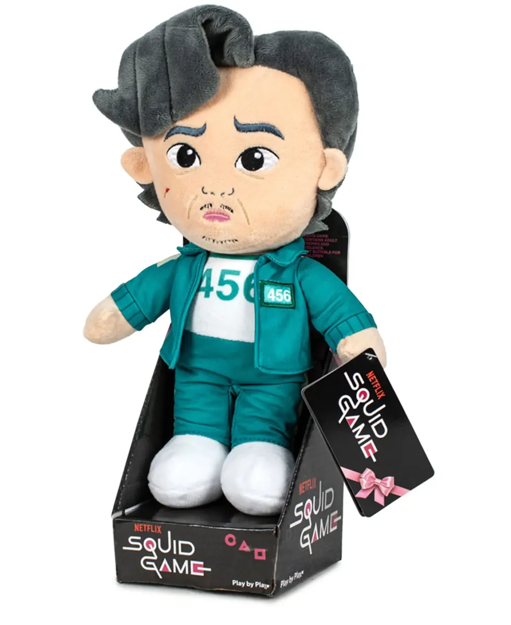 Squid Game Plüschfigur Gi-Hun in Displayverpackung 28 cm