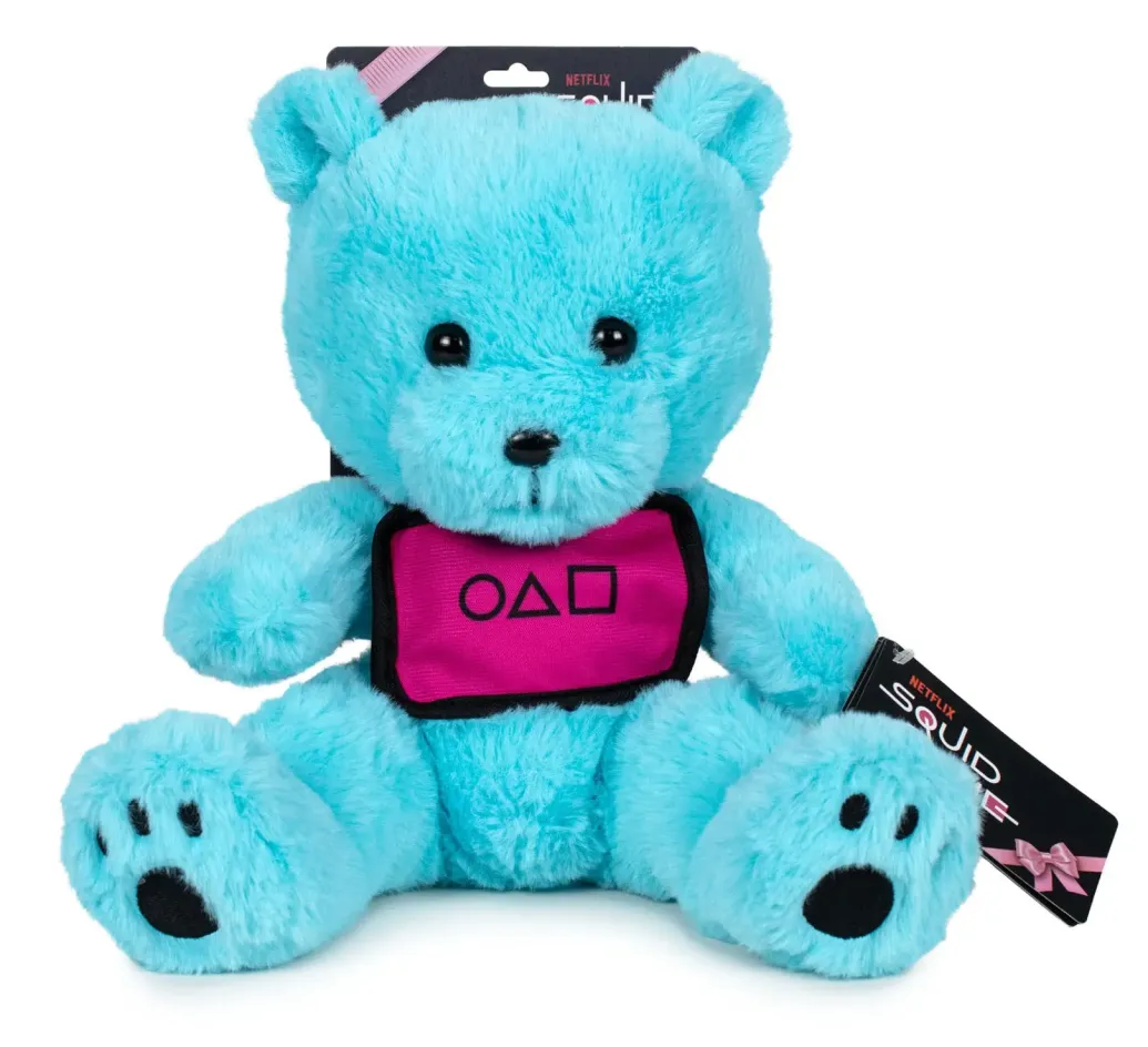 Squid Game Plüschfigur Teddy Bear mit Backing Card Verpackung 25 cm
