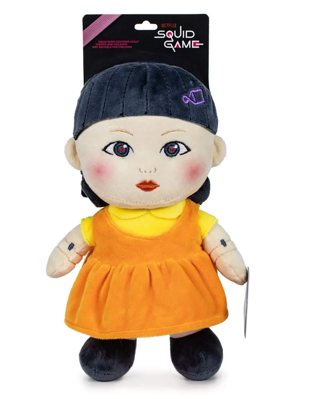 Squid Game Plüschfigur Doll mit Backing Card Verpackung 28 cm