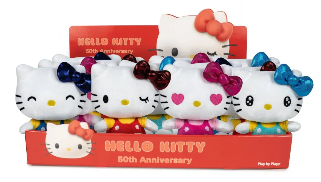 Hello Kitty Plüschfiguren 16 cm 50th Anniversary Display (12)